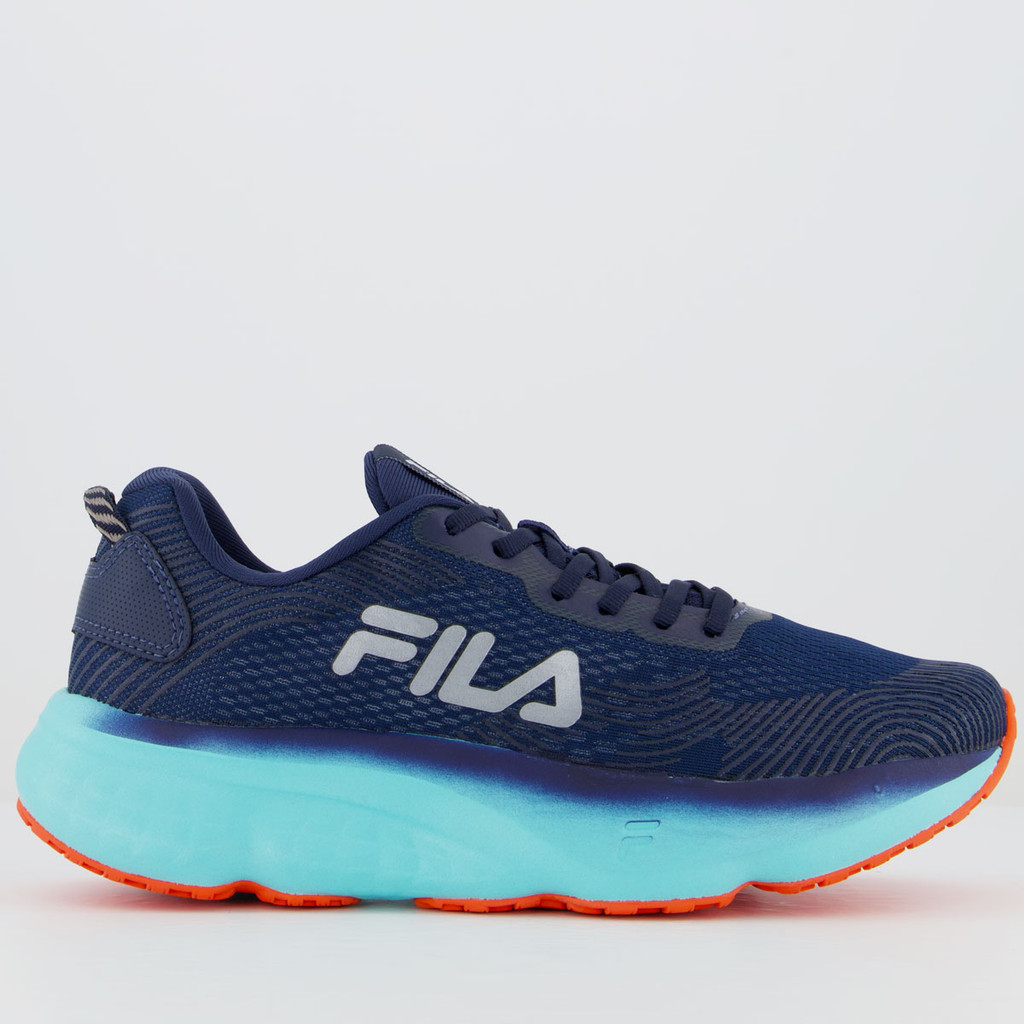 Tênis Fila Maxximus Marinho Grafite e Azul - Men Shoes