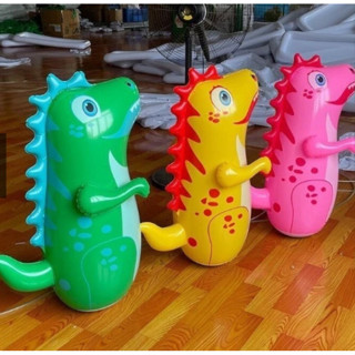 Brinquedo Dinosauro de Boxe Inflavel 3D Infantil João Bobo Gigante Diversão Garantida para Criançada em Oferta na Shopee