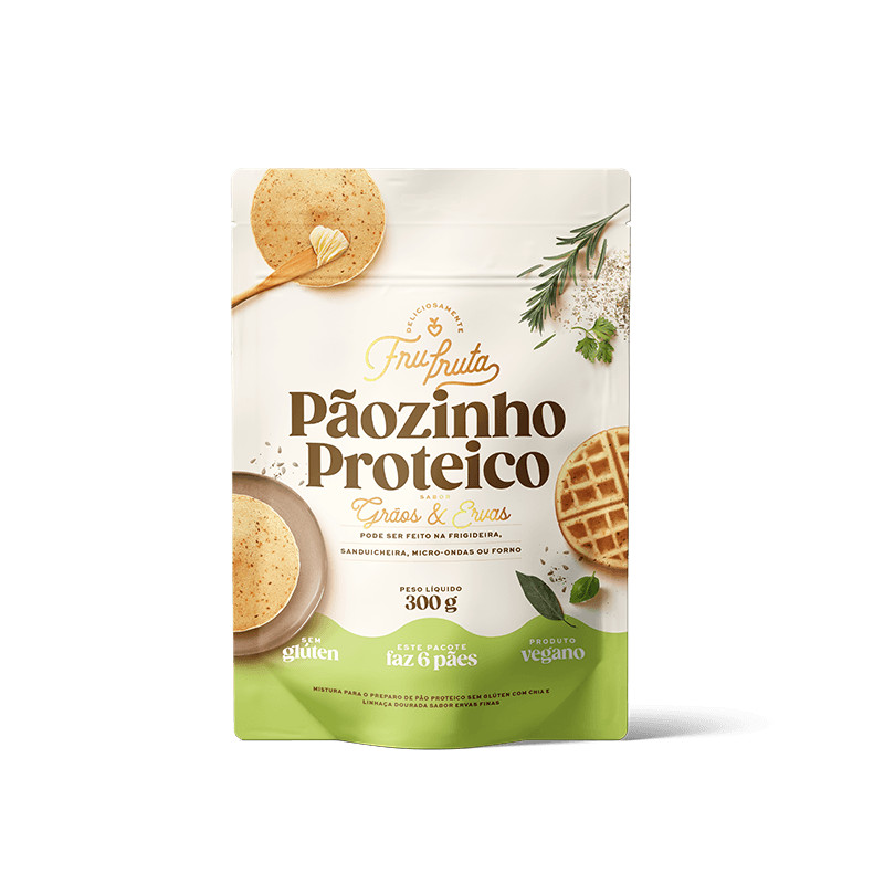 Mistura Pãozinho Proteico Frufruta Ervas Vitao 300g - Food & Beverages