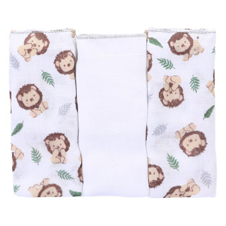 Pano De Boca Bublim Com Festonê - 3 Peças em Oferta na Shopee