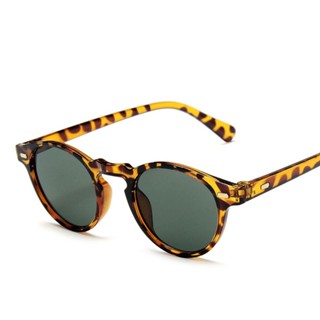 Óculos de Sol Leopard Onça Leopardo Redondo Oval Retro Vintage UV400 em Oferta na Shopee