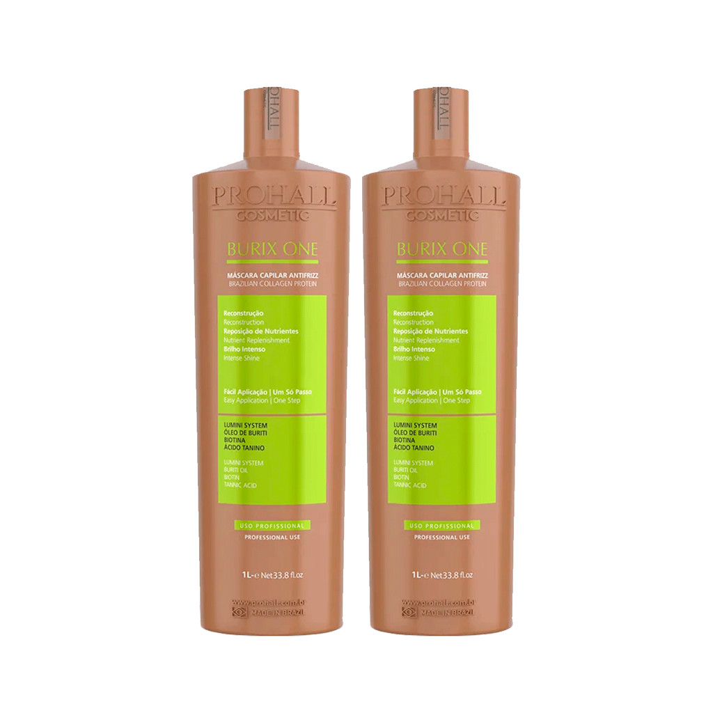 Kit 2 Burix One 1 Litro Prohall Original Apenas 1 Passo