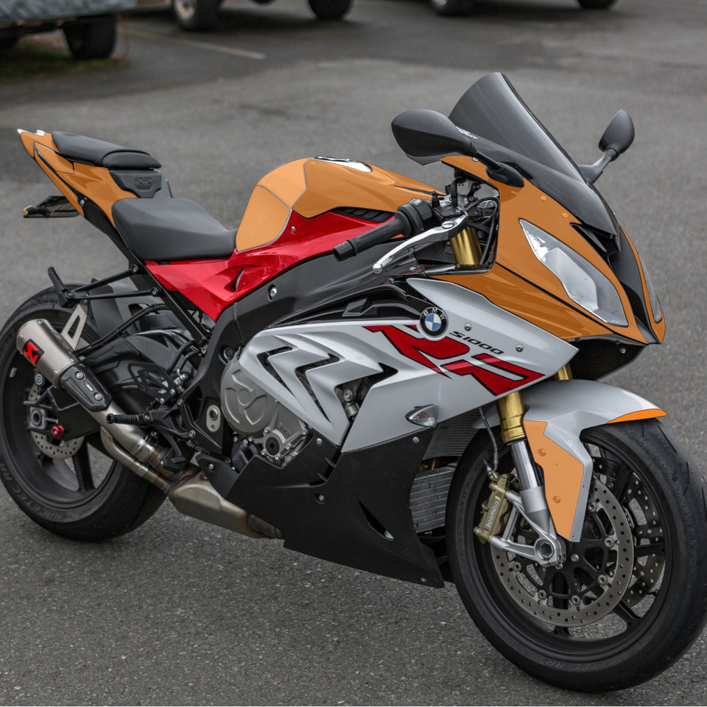 Película PPF Proteção Kit Moto Full BMW S1000RR 2015 2016 2017 2018 2019 Transparente TPU Anti Risco