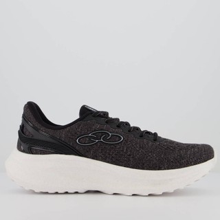 Tênis Olympikus Triunfo 3 Preto e Branco em Oferta na Shopee