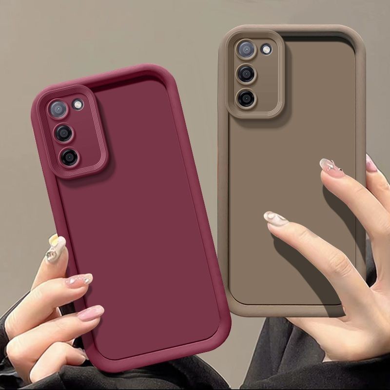Capa De Telefone Para Samsung Galaxy A05 A15 A25 A54 A34 A71 A73 A24 A14 A05S A23 A53 A52 A32 Silicone De Cor Sólida Bon