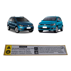 Etiqueta Adesivo Painel Frontal Fox Spacefox Original Vw