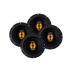 Kit 2 Pares de Alto-falantes Automotivos JB6 Flex 6" 110W 4 Ohms Preto Leson - 2LS055060