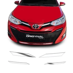 Kit Aplique Grade Yaris Hatch Sedan 18/19 Adesivo Cromado