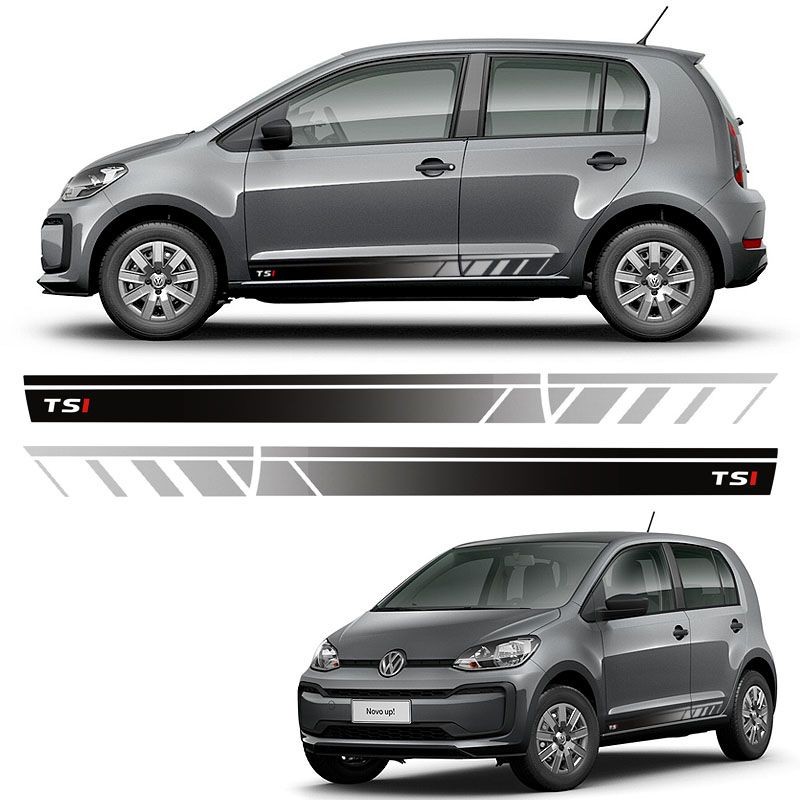 Kit Faixa Decorativa Up Tsi 2015/2019 Adesivo Lateral Tuning em Oferta na Shopee