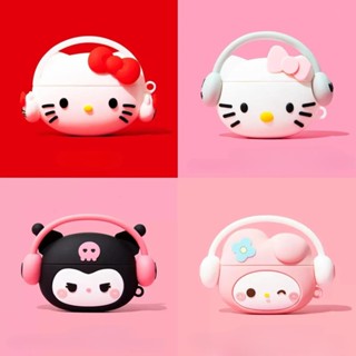 Capa Compatível Com Airpods 1 2 3 4 Pro 2 Desenhos Animados Kuromi Melodia Ouvir Música Silicone Fone De Ouvido Caso Ace em Oferta na Shopee