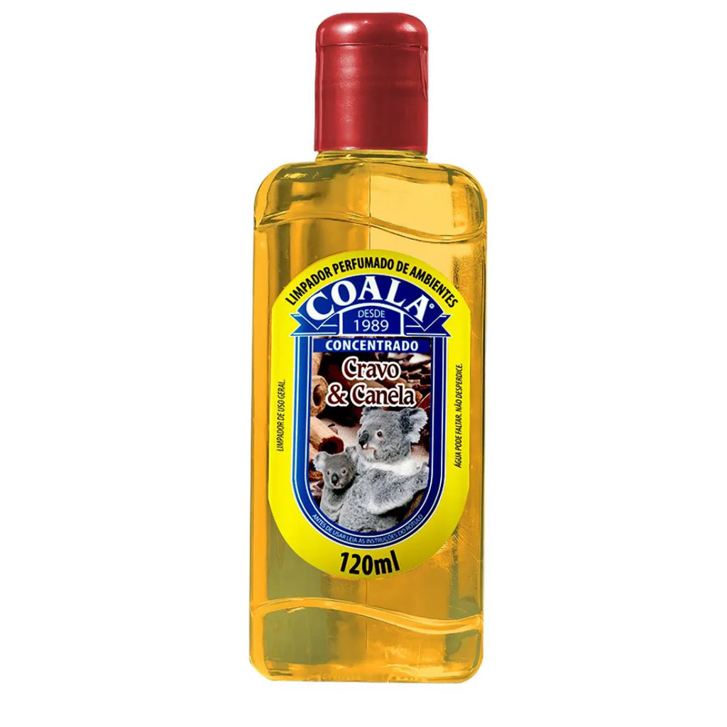 Limpador Cravo e Canela 120ml Coala - Cheiroso e Durador em Oferta na Shopee