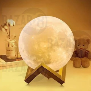 Luminária de Lua Cheia 10 CM-3d Led Abajur Luminaria para decoração