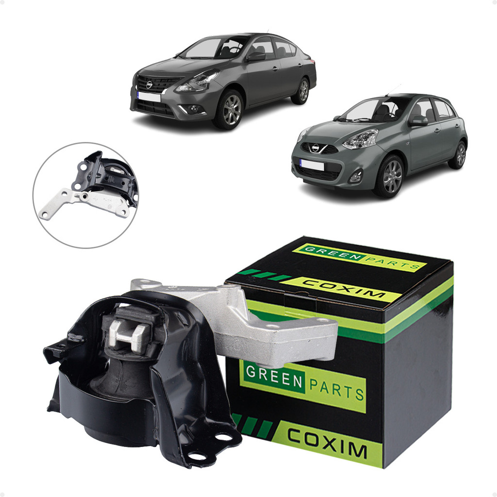 Coxim do Motor Lado Direito Nissan Versa 1.6 16V 2011 a 2021 Nissan March 1.6 16V 2011 a 2020