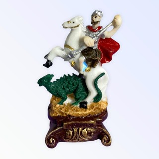 Imagem Católica em Resina São Jorge 7 cm + Presente em Oferta na Shopee