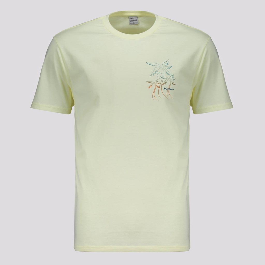 Camiseta Nicoboco Lutz Amarela - Men Clothes