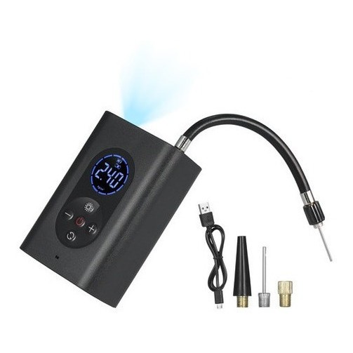 Calibrador De Pneus Portátil 12 Volts Digital Bike E Bola