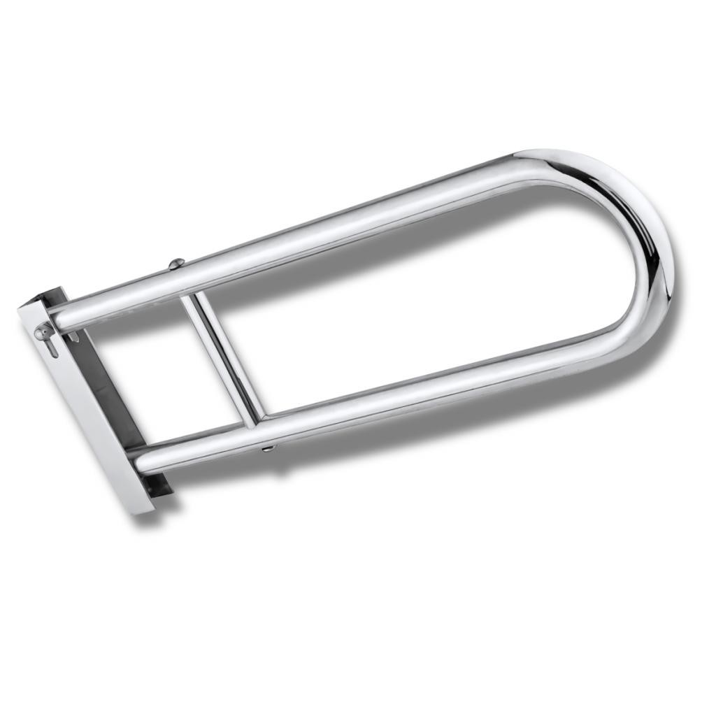 Barra de Apoio em U Articulada de Alumínio Polido para Banheiro - Model Bruen em Oferta na Shopee