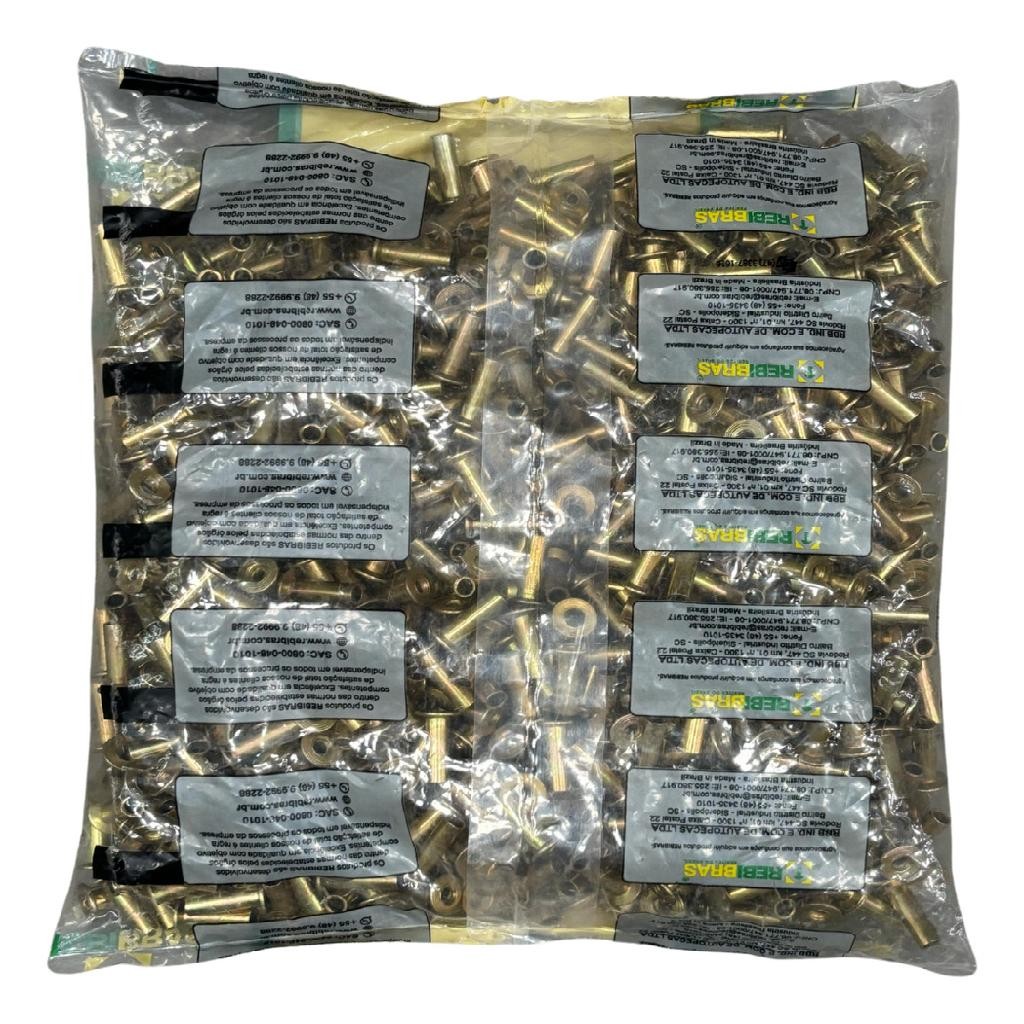 Rebite 8x20 Ferro Tubular Mb 177 182 183 184 Milheiro