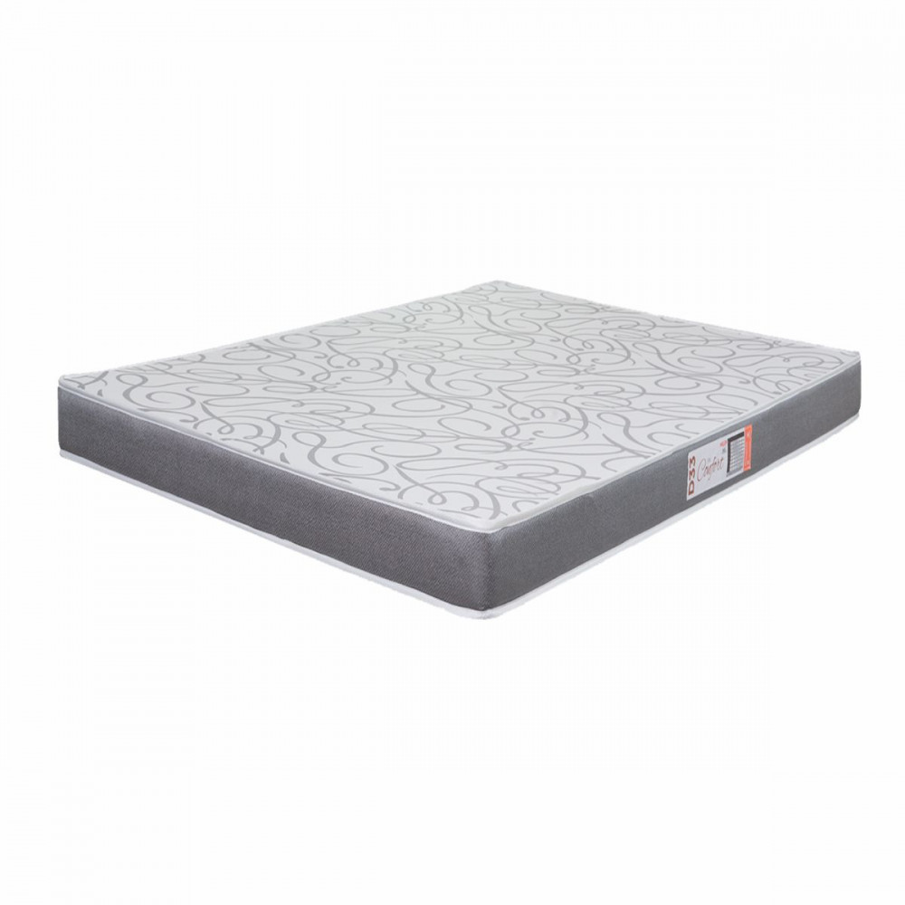 Colchão Casal Espuma D33 Pro Confort 138x188x12cm Cinza Hellen
