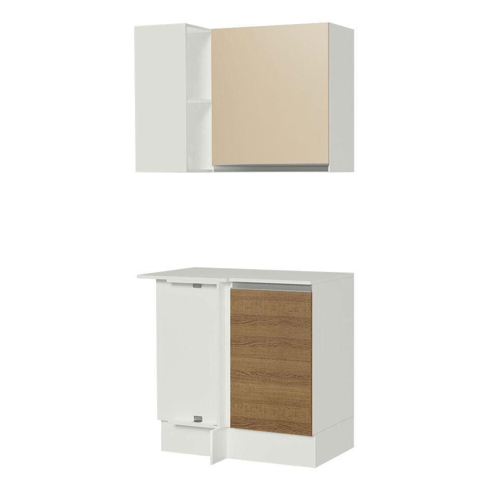 Kit Canto 100% MDF 2 Portas e Nicho Smart Madesa em Oferta na Shopee