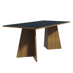 Mesa de Jantar Retangular com Tampo de Madeira 5388 Madesa
