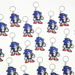 Chaveiro Do Sonic 10un Para Lembrancinha De Aniversário Festa TEma Menino em Oferta na Shopee