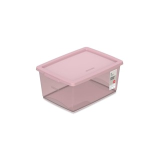Caixa Organizadora Plástica Rosé 7,5L My Closet Ordene em Oferta na Shopee