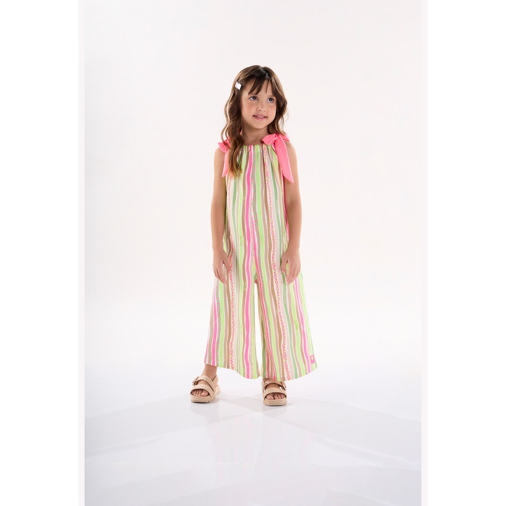 Macacão Infantil para Menina em Meia Malha Up Baby - Baby & Kids Fashion