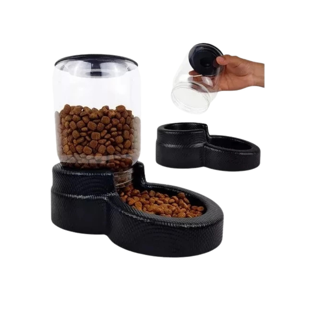 Comedouro Automático Baby 1kg Cães E Gatos Pequenos Ca-08
