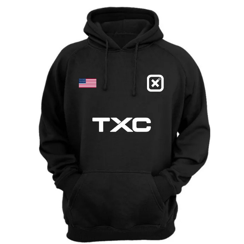 Blusa de Moletom TXC Bandeira Streetwear  Premium Casaco Vintage Flanelado Quentinho Lançamento - Envio Imediato!