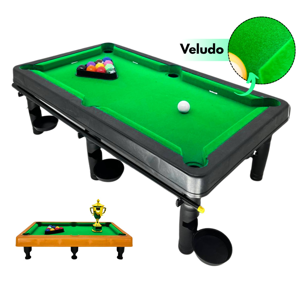 Mini Mesa de Bilhar Sinuca Infantil em Oferta na Shopee