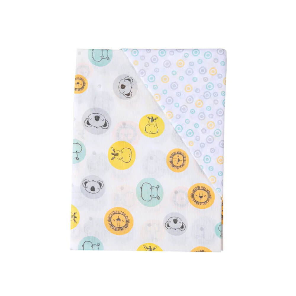 Jogo De Berço Papi Karinho Estampa Amiguinhos - 02 Peças