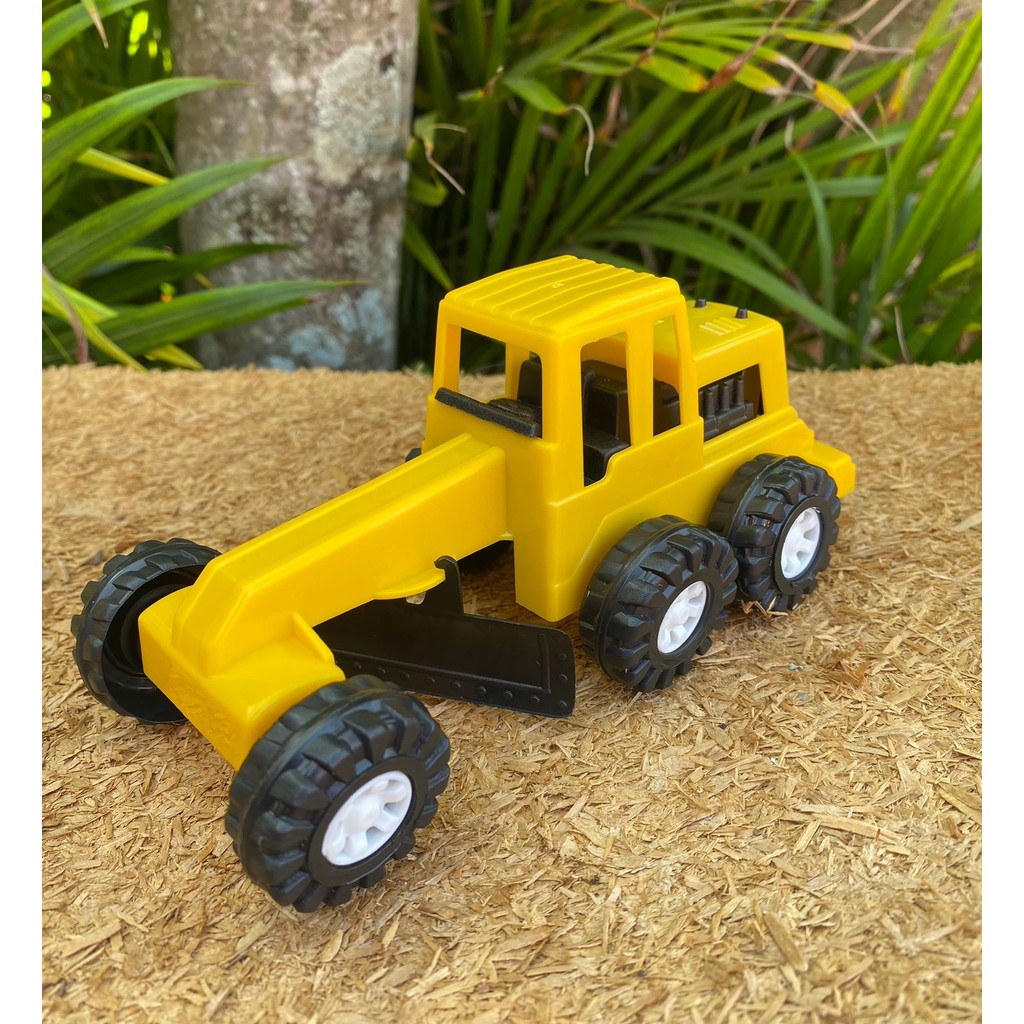 1 trator motoniveladora miniatura agro sortido coleção brincar fazendinha construção criança color