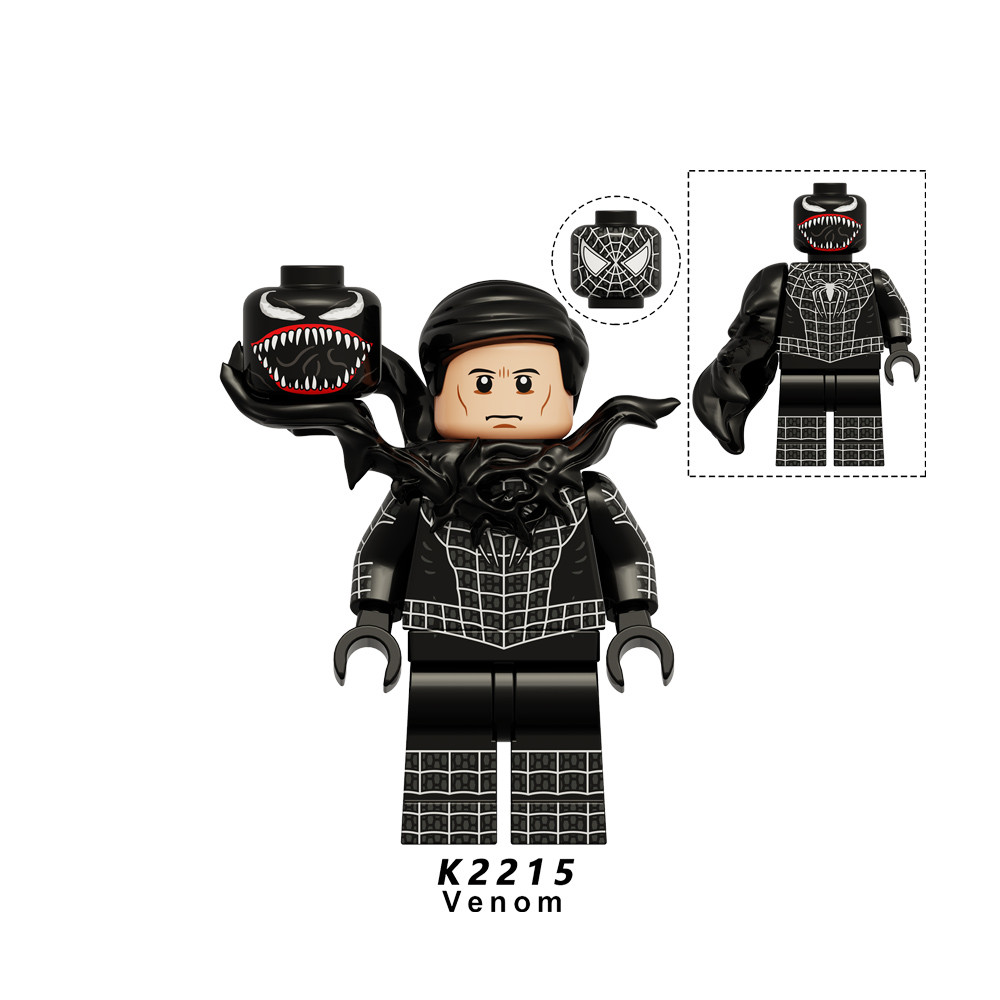 KDL832 A Última Dança Anti Venom Cavalo Carnificina Riot Mister Negativo Mini Bloco De Construção Figura Brinquedos