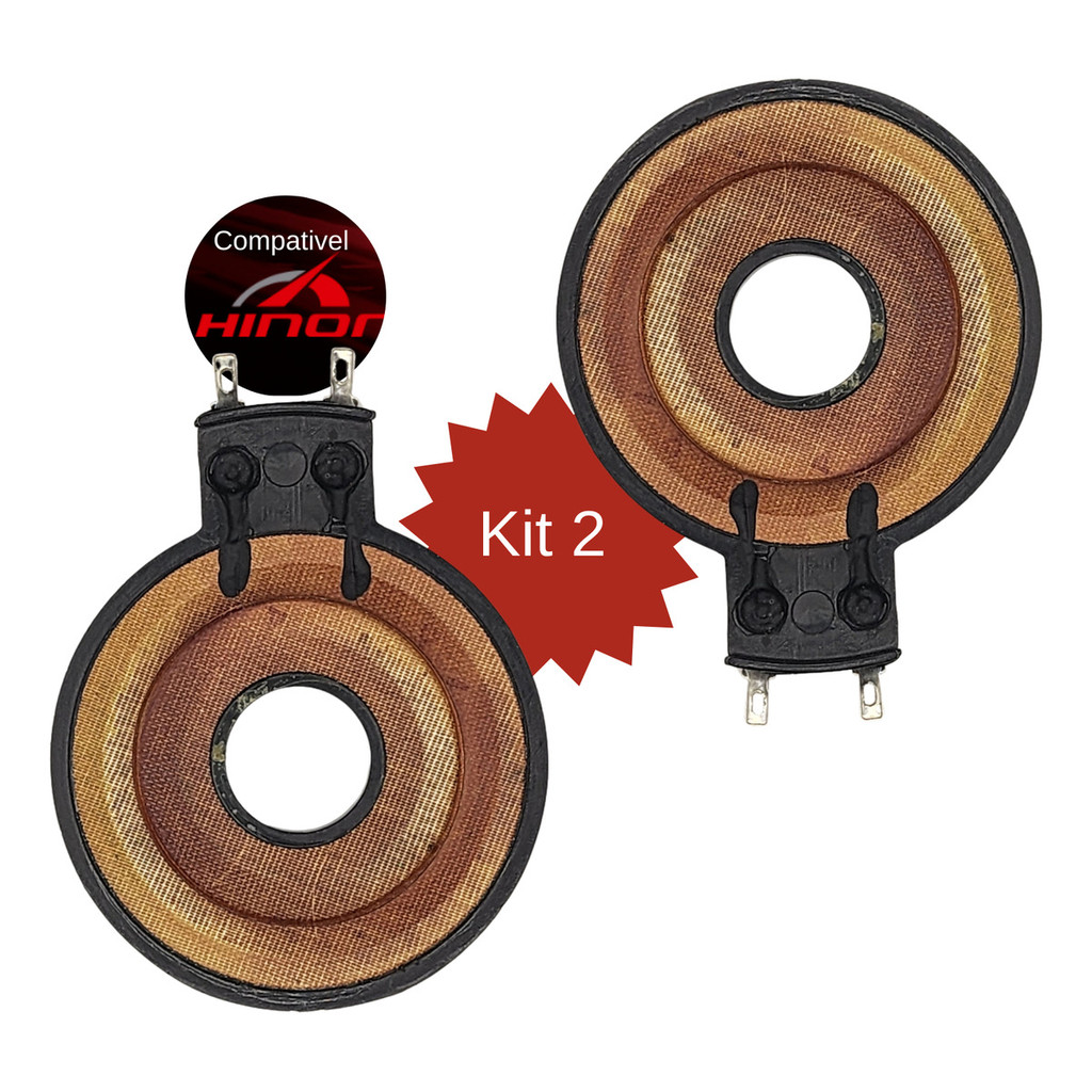 Kit Com 2 Uni Reparo Tweeter Compatível Hinor Hi300 / Hi320 em Oferta na Shopee