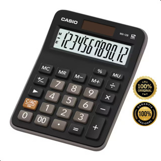 Calculadora de Mesa Grande 12 dígitos Casio MX-12B Preta Original Casa Escritório Comércios em geral em Oferta na Shopee
