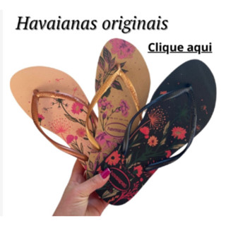 SANDALIA CHINELO HAVAIANAS *ORIGINAL* SLIM + CORES Vários Modelos Tamanhos Especiais Lançamento modelo exclusivo de dedo em Oferta na Shopee