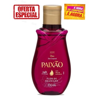 Óleo Corporal Paixão Amêndoas Flor de Baunilha 100ml