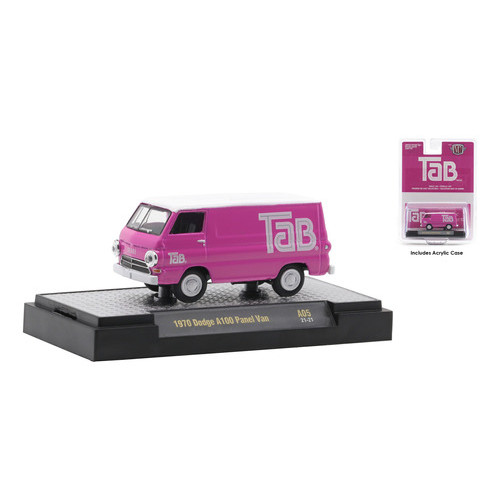 Miniatura M2 Machines 1:64 1970 Dodge A100 Panel Van Tab