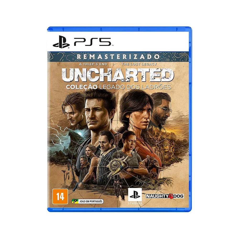 Jogo Uncharted Remasterizado Legado dos Ladrões - PS5 - Gaming & Consoles