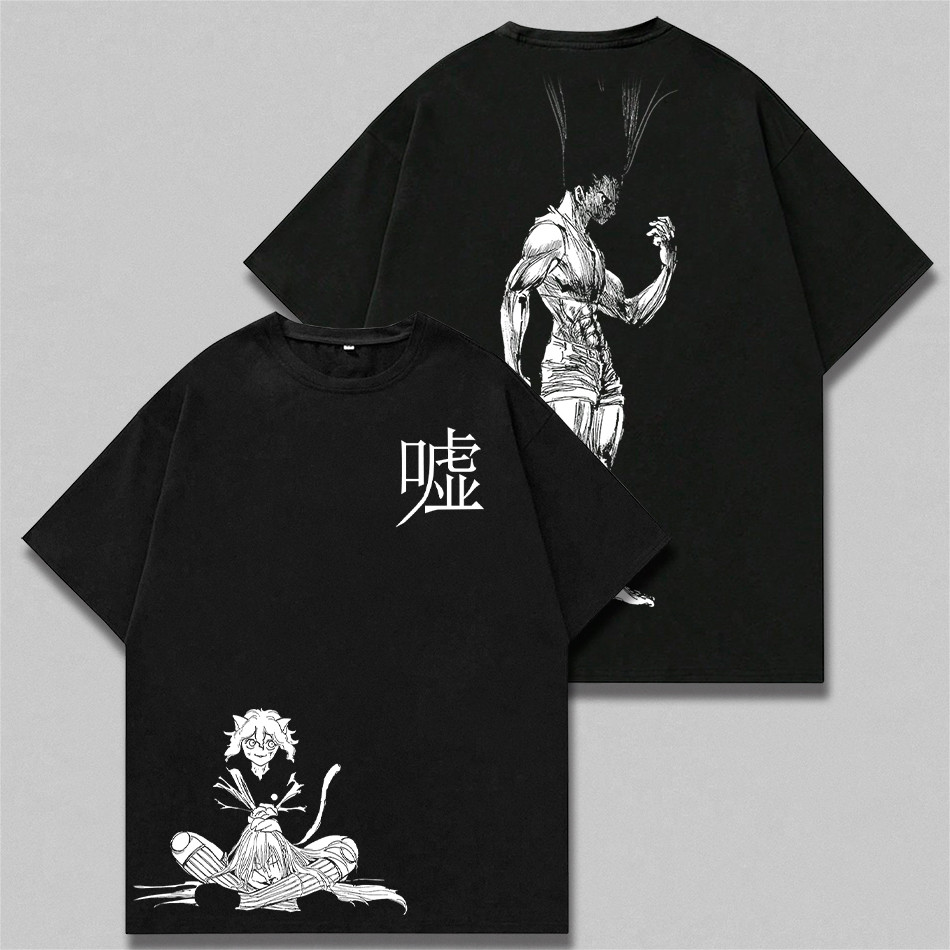 Camiseta Oversized Hunter x Hunter Gon x Pitou Kimera Mangá Camisa