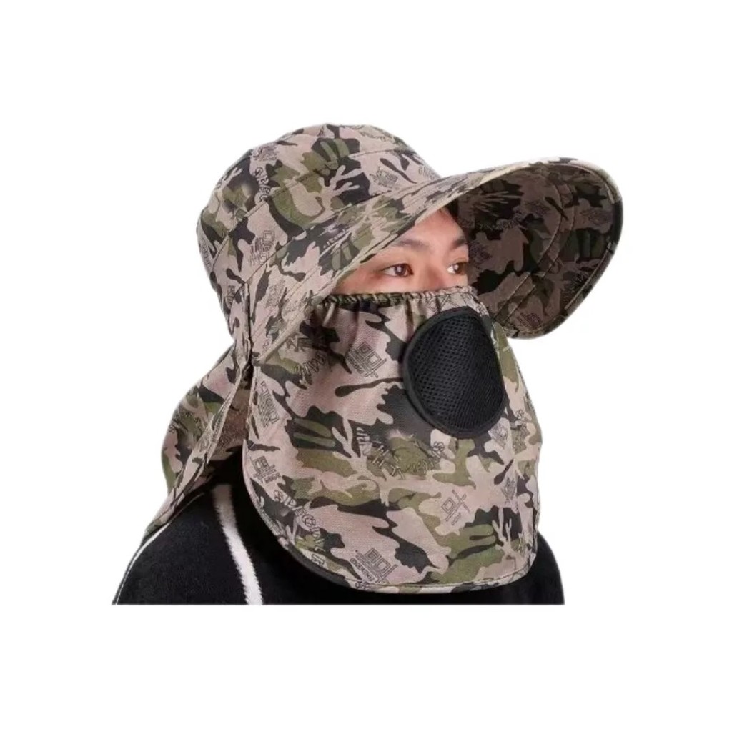 Chapéu c/ Proteção Nuca / Face / UV+ - Pesca Camping Lazer