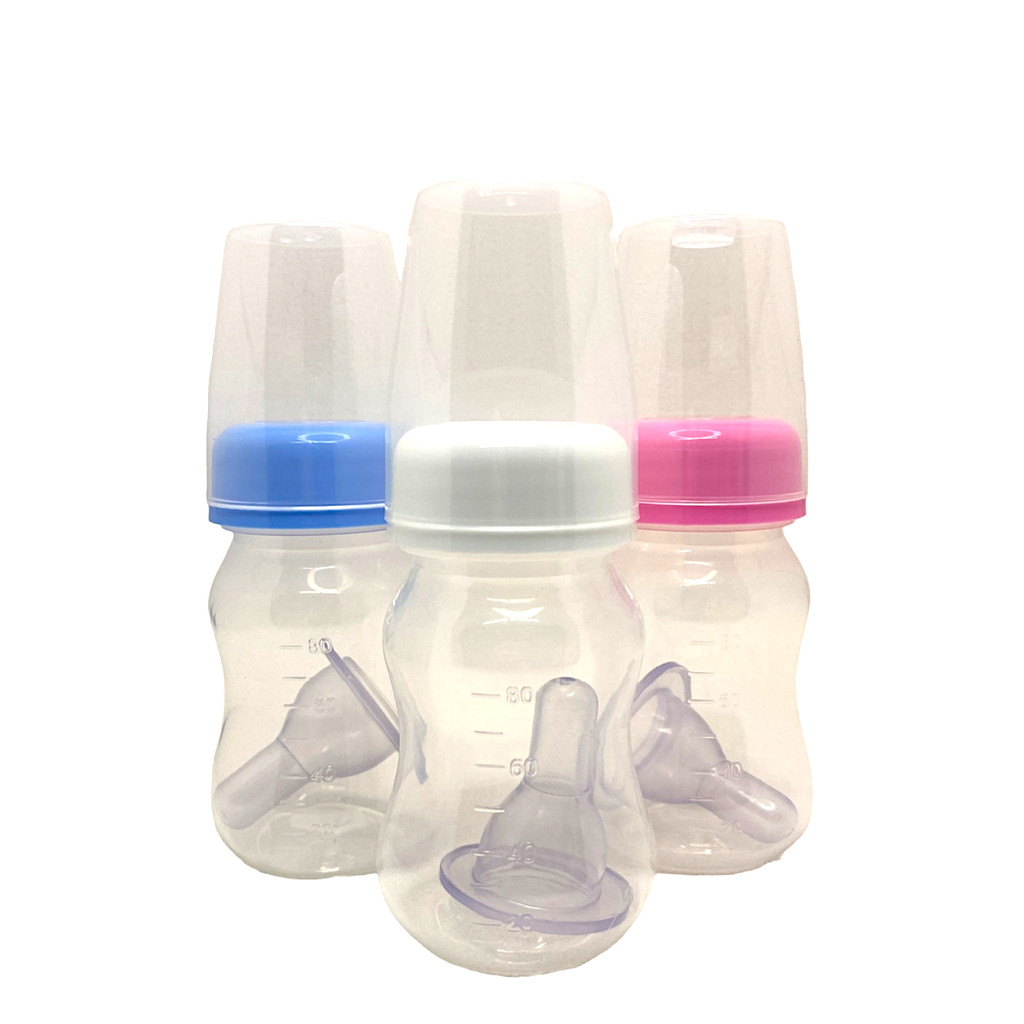 Mamadeira 80 ML Bebê Reborn 5 Unidades Sem Furo no Bico em Oferta na Shopee