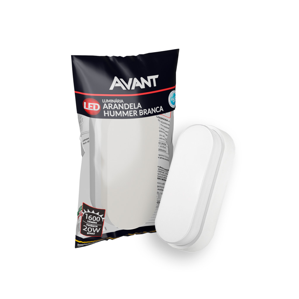 Kit 10 Arandelas Led Tartaruga 20w 3000K 110v/220v Br Avant em Oferta na Shopee