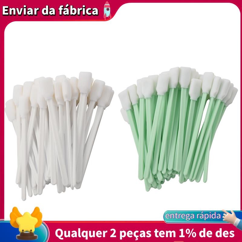 100 Pçs Cotonetes De Limpeza Para Roland Epson Mimaki Mutoh Todos Os Grandes Formatos Impressora Solvente Cabeça De Impr