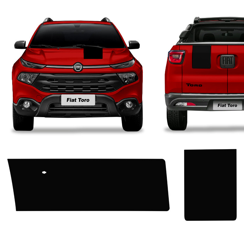Kit Adesivos Toro 2020/2021 S-design Faixa do Capo/traseira