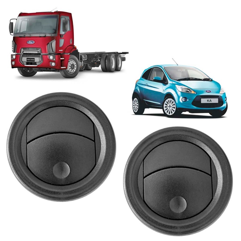 Par Difusor de Ar Para Ka 2008 2009 2010 2011 2012 2013 Ford Cargo 2010 A 2017 Saída de Ar