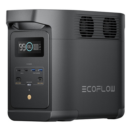 Estação De Energia Gerador Portátil E980 500W 110V Ecoflow Nobreak Carregador Solar