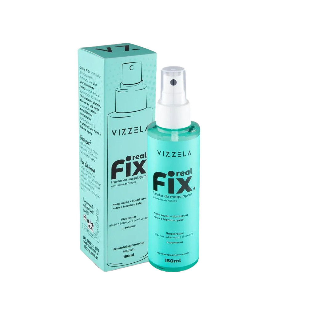 Bruma Fixador de Maquiagem Vizela Real Fix 150mL em Oferta na Shopee