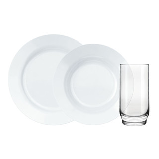 Aparelho de Jantar Nadir Opaline com 12 Peças em Oferta na Shopee
